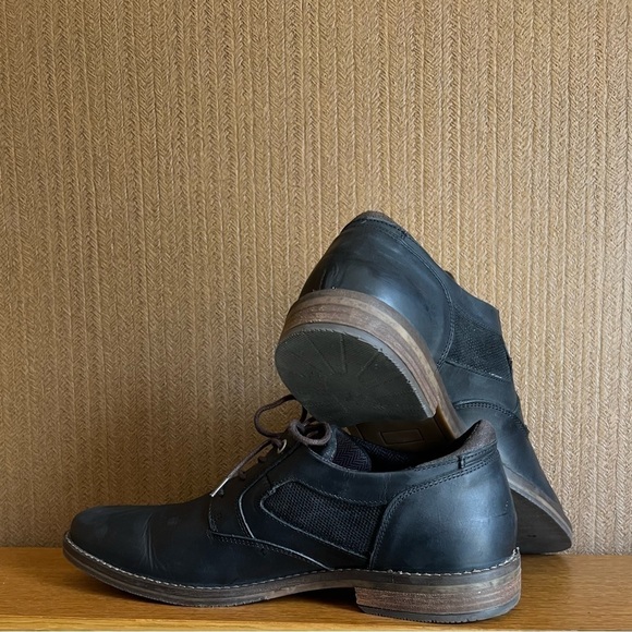 Zara Black Leather Dress/Casual Lace Up Shoes​​​​​​​​​​​​​​ - Picture 4 of 8